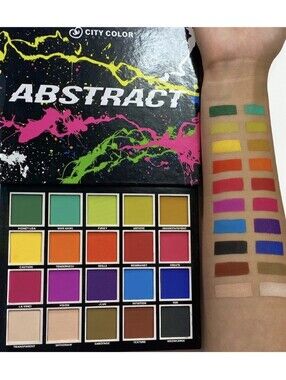 City Color Abstract Eyeshadow Palette - 20 Unique Shades